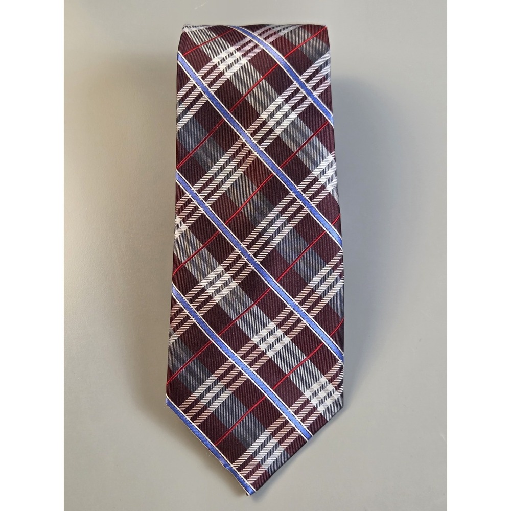 Pronto Uomo Platinum Mens Hand Made Silk Tie 57"